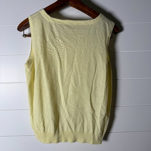 Magaschoni Cashmere & Cashmere Blend Sweater Cardigan Set Butter Yellow Size Med - Picture 11 of 12